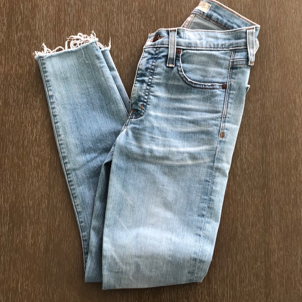 Madewell high rise skinny